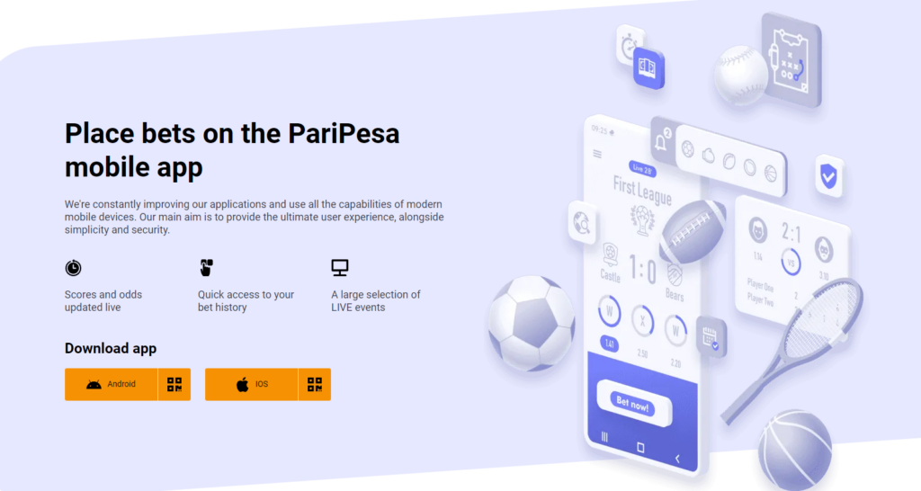 Points of PariPesa app download iOS